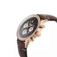 Breitling Navitimer Men Automatic Brown Leather Watch RB0910371B1X1 - view 7