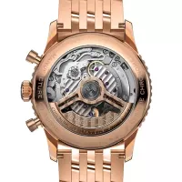 Breitling Navitimer Men Automatic Silver 18ct Rose Gold Watch RB0139211G1R1 - view 5