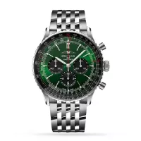 Breitling Navitimer Men Automatic Green Stainless Steel Watch AB0137241L1A1 - view 1