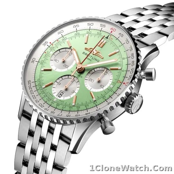 Breitling Navitimer Men Automatic Mint Stainless Steel Watch AB0139211L1A1