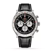Breitling Navitimer Men Automatic Black Alligator Watch AB0137211B1P1 - view 1