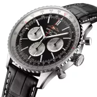 Breitling Navitimer Men Automatic Black Alligator Watch AB0137211B1P1 - view 3