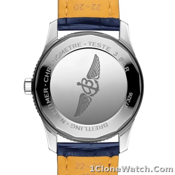 Breitling Navitimer Men Automatic Blue Alligator Watch A17326161C1P3