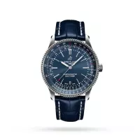 Breitling Navitimer Men Automatic Blue Alligator Watch A17326161C1P3 - view 1