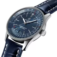 Breitling Navitimer Men Automatic Blue Alligator Watch A17326161C1P3 - view 3