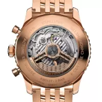 Breitling Navitimer Men Automatic Silver 18ct Rose Gold Watch RB0137241G1R1 - view 5