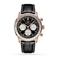 Breitling Navitimer Men Automatic Black Alligator Watch RB0138211B1P1 - view 1
