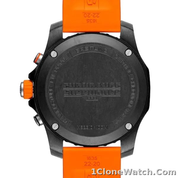 Breitling Endurance Pro Men Quartz Black Rubber Watch X82310A51B1S1 - detail