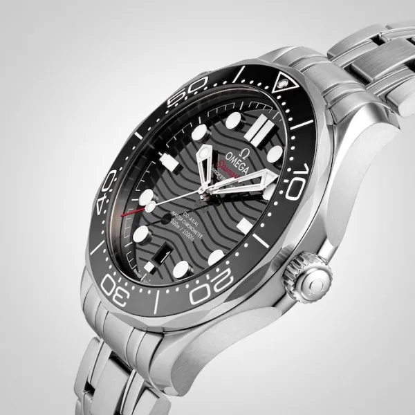 Omega Seamaster Men Automatic Black Stainless Steel Watch O21030422001001 - gallery