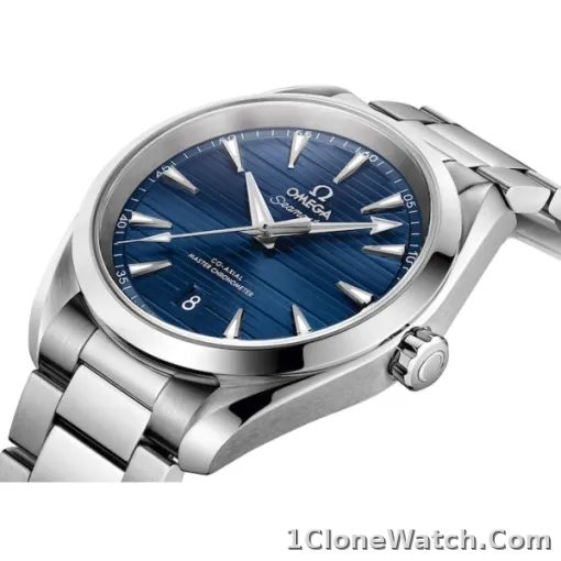 Omega Seamaster Aqua Terra Men Automatic Blue Stainless Steel Watch O22010382003001