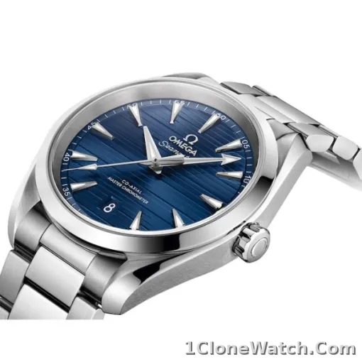 Omega Seamaster Aqua Terra Men Automatic Blue Stainless Steel Watch O22010382003001