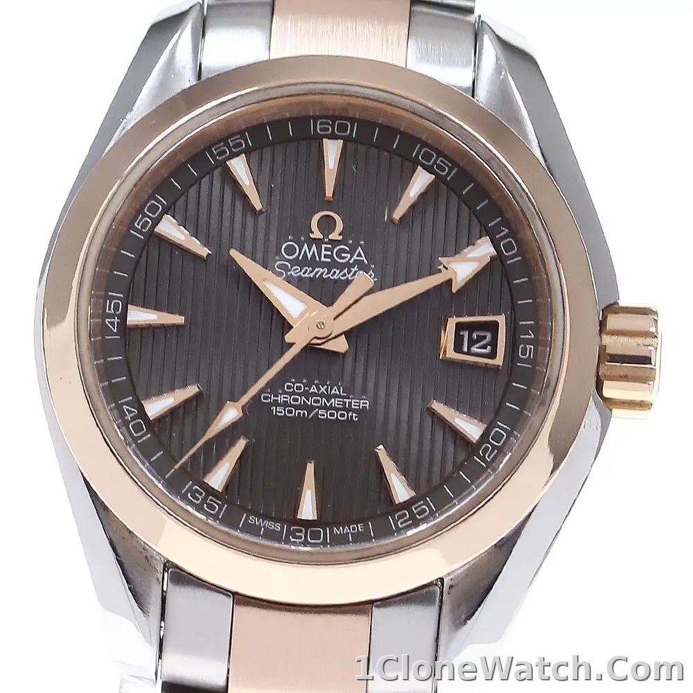 Omega Seamaster Aqua Terra Men Automatic Brown Bicoloured Watch O22020412106001