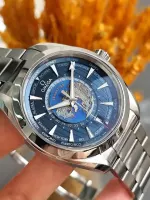Omega Seamaster Aqua Terra Men Automatic Blue Stainless Steel Watch O22010432203001 - view 4