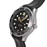 Omega Seamaster Men Automatic Black Rubber Watch COMPLETE BOND BOX SET - view 4