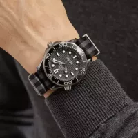 Omega Seamaster Men Automatic Black Fabric 007 Watch O21092442001002 - view 6