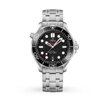 Omega Seamaster Men Automatic Black Stainless Steel Watch O21030422001001 - view 1