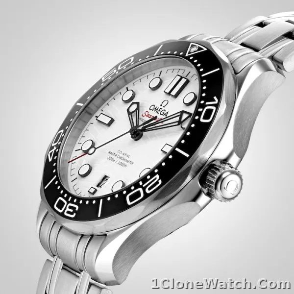 Omega Seamaster Men Automatic White Stainless Steel Watch O21030422004001