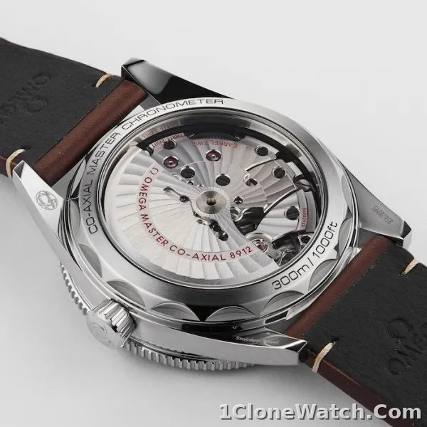 Omega Seamaster Men Automatic Black Calf Watch O23432412101001