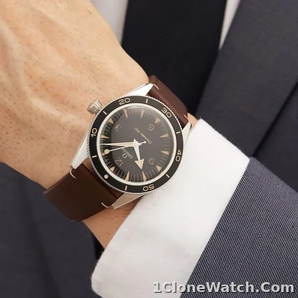 Omega Seamaster Men Automatic Black Calf Watch O23432412101001