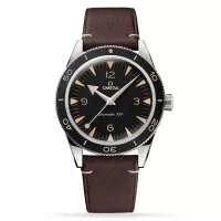 Omega Seamaster Men Automatic Black Calf Watch O23432412101001 - view 1