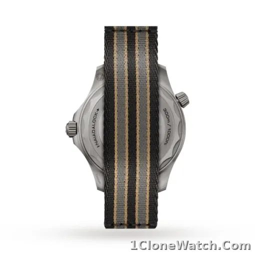 Omega Seamaster Men Automatic Black Fabric 007 Watch O21092422001001