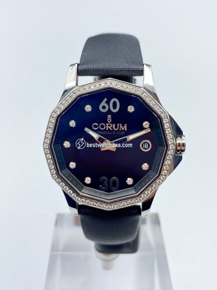 Corum Admirals Cup Legend 38 Womens watch Automatic Steel 082.101.47 0F41 PN11