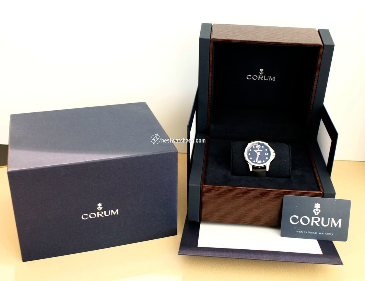 Corum Admirals Cup Legend 38 Womens watch Automatic Steel 082.101.47 0F41 PN11 - gallery