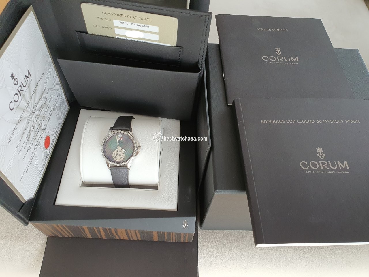 Corum Admirals Cup Legend 38 Womens watch Automatic Steel 384.101.47 F149 AN01 - gallery