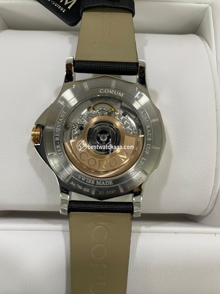 Corum Admirals Cup Legend 38 Mens watch Unisex Automatic Gold Steel 082.101.29 0F41 PN10 - gallery