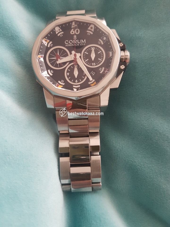 Corum Admirals Cup Challenger Mens watch Unisex Automatic Steel 753.691.20 F371 AA92