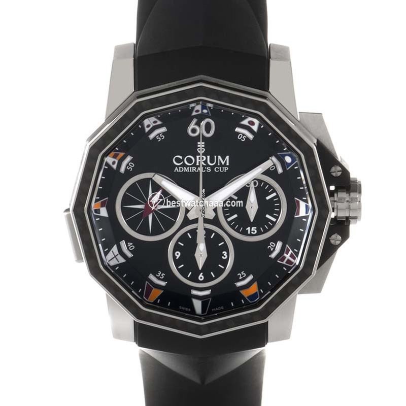 Corum Admirals Cup Challenger Mens watch Unisex Automatic Titanium 986.691.11 F371 AN92