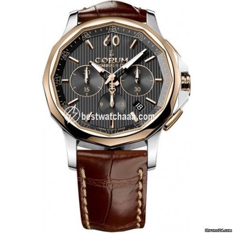 Corum Admirals Cup Legend 42 Mens watch Unisex Automatic Gold Steel 984.101.24 0F02 AN11