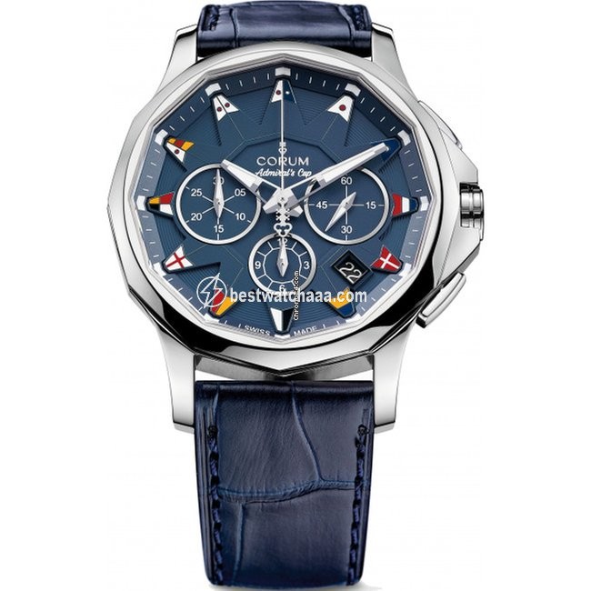 Corum Admirals Cup Legend 42 Mens watch Unisex Automatic Steel 984.101.20 0F03 AB12