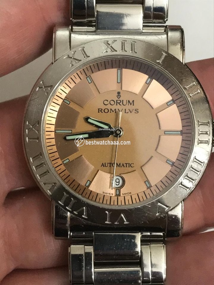 Corum Romvlvs Mens watch Unisex Manual winding Steel 82.701.20 - gallery