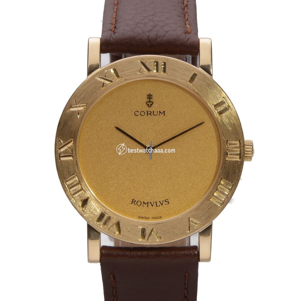 Corum Romvlvs Mens watch Unisex Quartz Yellow gold 50.501.56