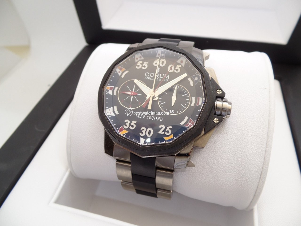 Corum Admirals Cup Leap Second 48 Mens watch Unisex Automatic Titanium 895.931.06 V791 AN92 - gallery