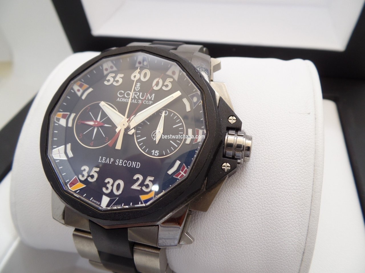 Corum Admirals Cup Leap Second 48 Mens watch Unisex Automatic Titanium 895.931.06 V791 AN92 - gallery