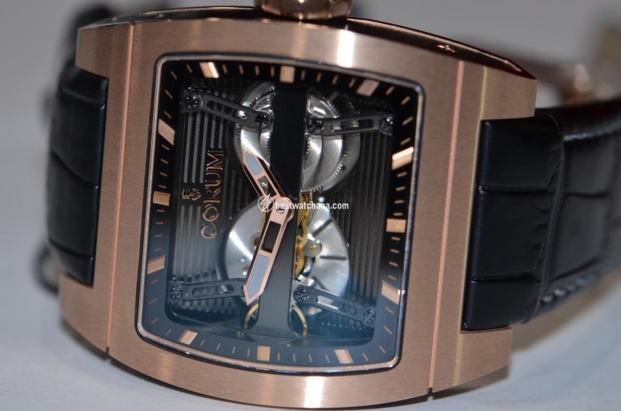 Corum Ti-Bridge Mens watch Unisex Automatic Rose gold 207.201.05 0F01 0000