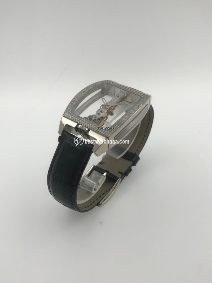Corum Golden Bridge Mens watch Unisex Manual winding White gold 113.161.69 0001 0000 - gallery