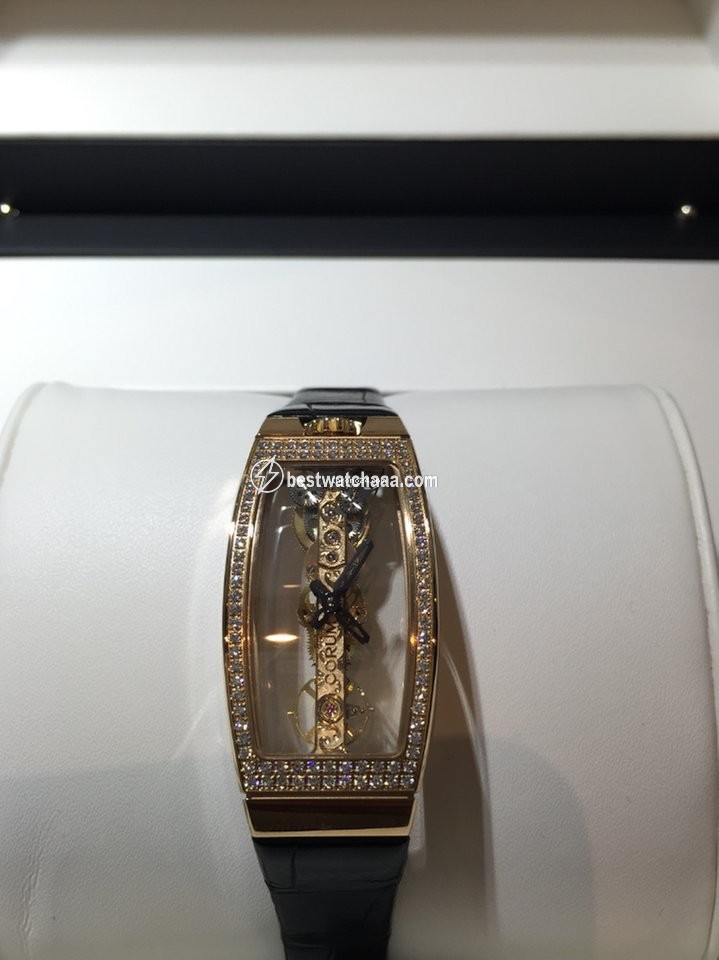 Corum Miss Golden Bridge Womens watch Manual winding Rose gold B113 00824 - 113.102.85 0001 0000 - gallery