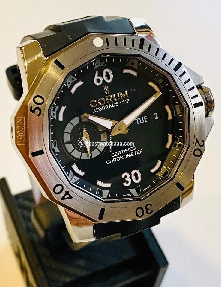 Corum Admirals Cup Seafender Deep Hull Mens watch Unisex Automatic Titanium 947.950.04 0371 AN12