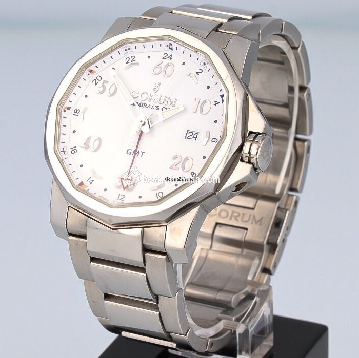Corum Admirals Cup GMT 44 Mens watch Unisex Automatic Steel 383.330.20 v701 aa12 - gallery
