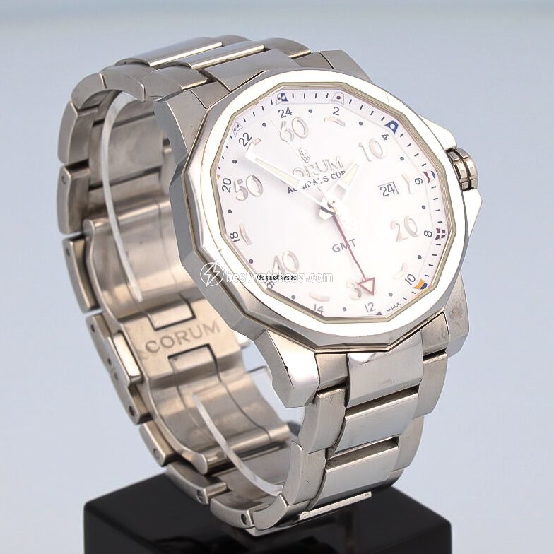 Corum Admirals Cup GMT 44 Mens watch Unisex Automatic Steel 383.330.20 v701 aa12 - gallery