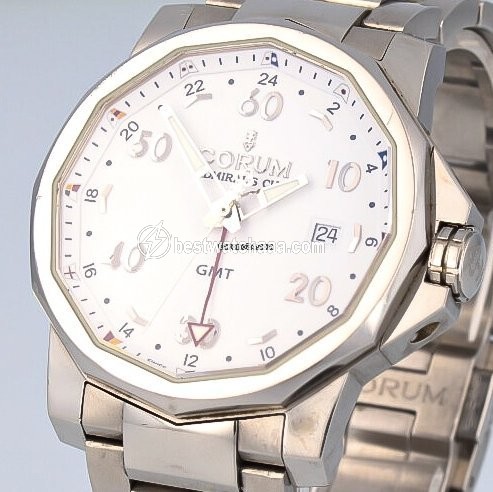 Corum Admirals Cup GMT 44 Mens watch Unisex Automatic Steel 383.330.20 v701 aa12 - gallery