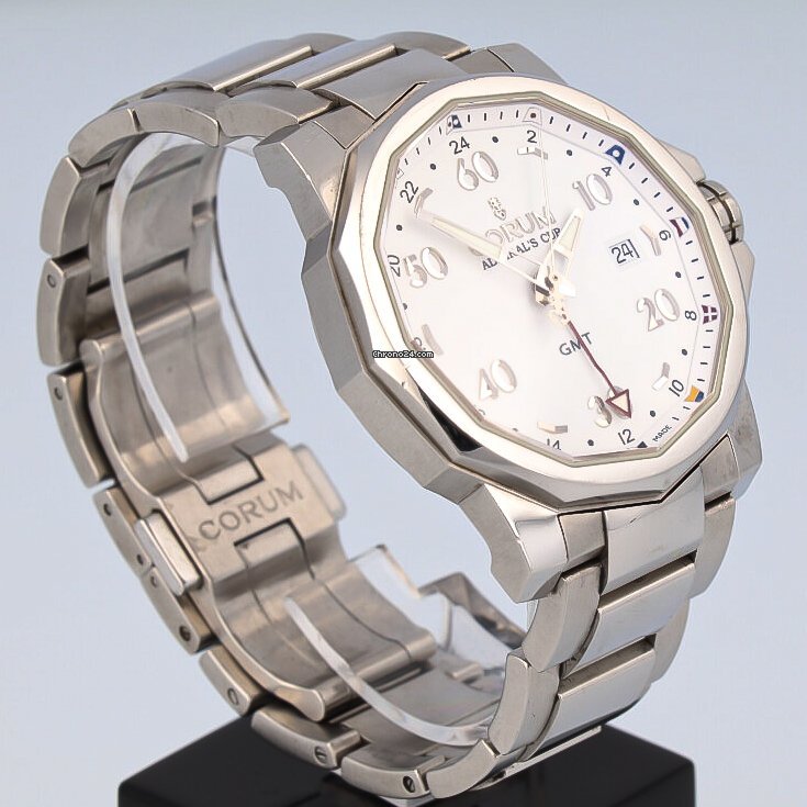 Corum Admirals Cup GMT 44 Mens watch Unisex Automatic Steel 383.330.20 v701 aa12 - gallery