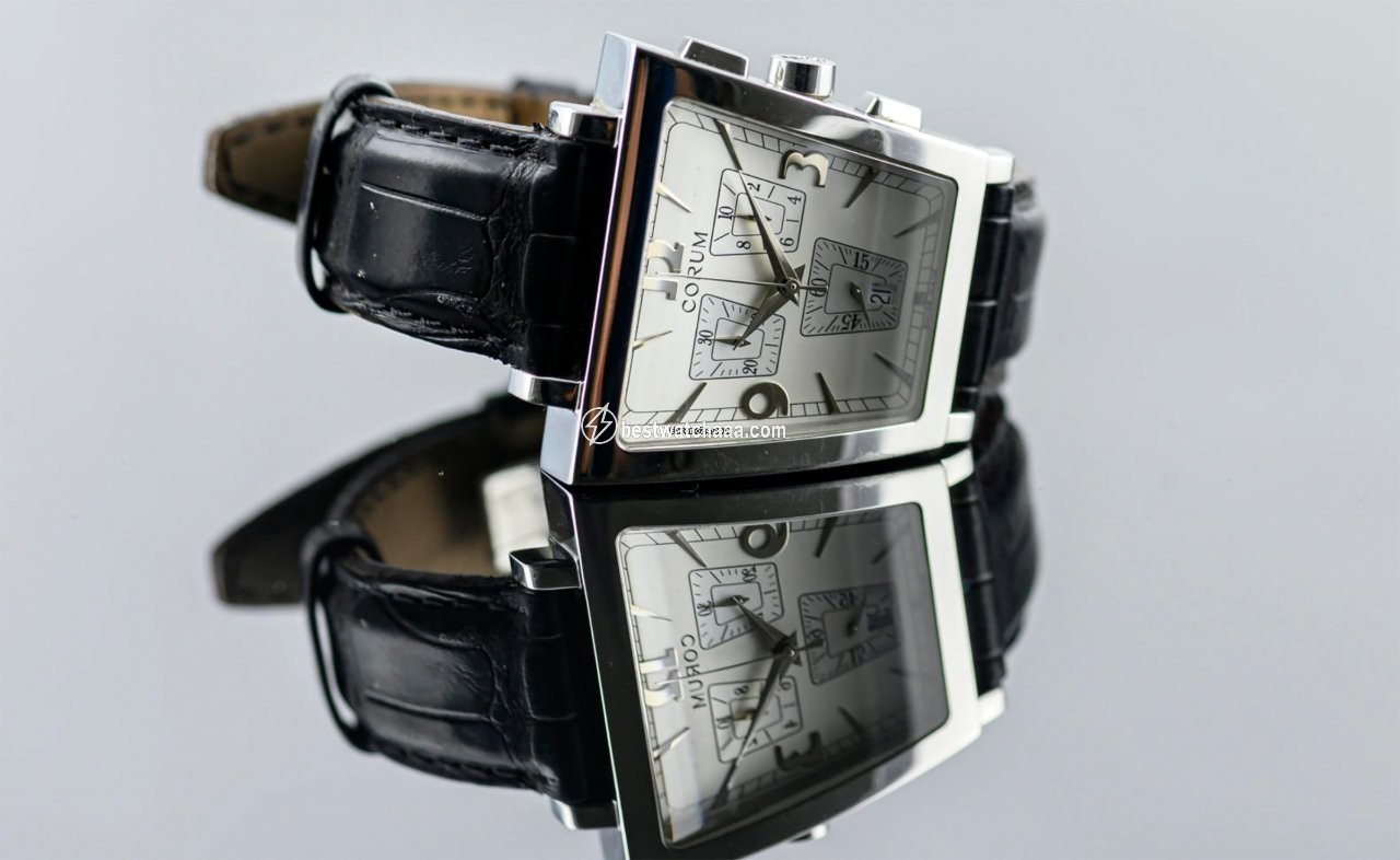 Corum Trapeze Mens watch Unisex Quartz Steel 196.404.20