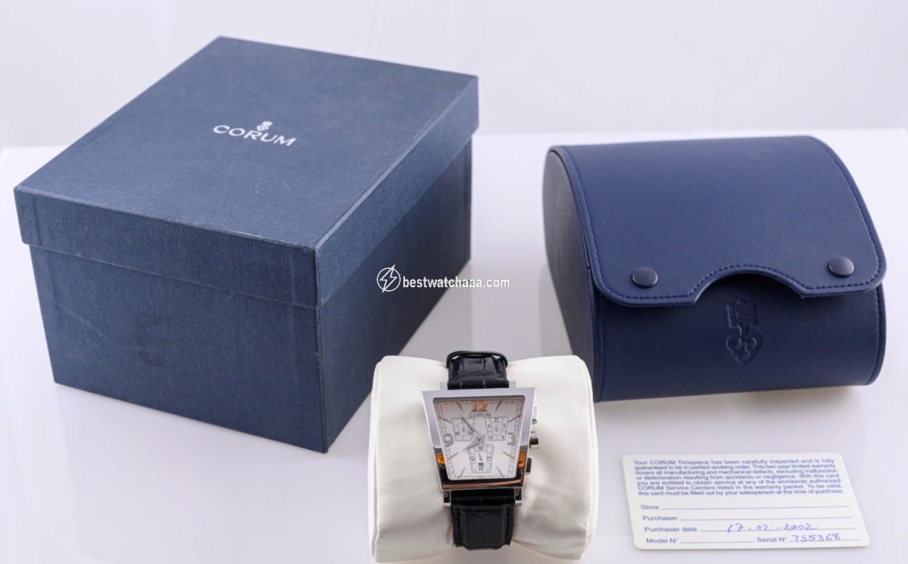 Corum Trapeze Mens watch Unisex Quartz Steel 196.404.20 - gallery