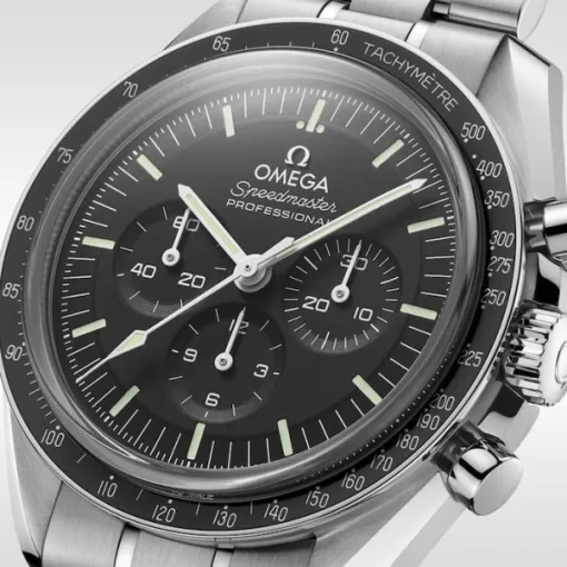 Omega Speedmaster Men Automatic Black Stainless Steel Watch O31030425001002 - gallery