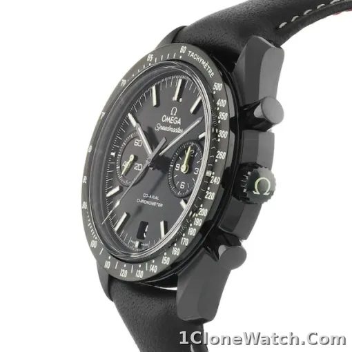 Omega Speedmaster Men Automatic Black Leather Watch O31192445101004
