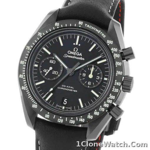 Omega Speedmaster Men Automatic Black Leather Watch O31192445101004